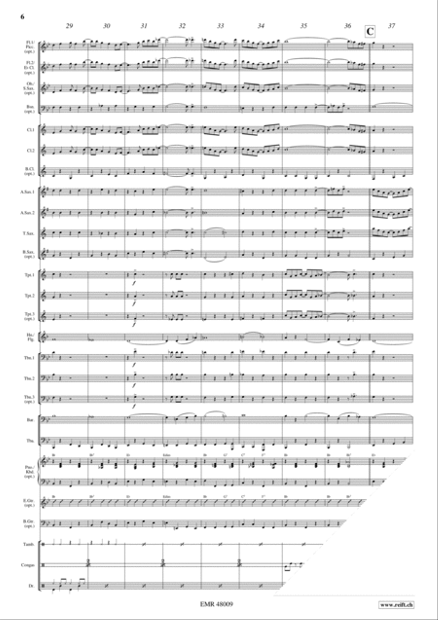 Swing Wedding Swing Wedding Concert Band scores gallery preview page 6