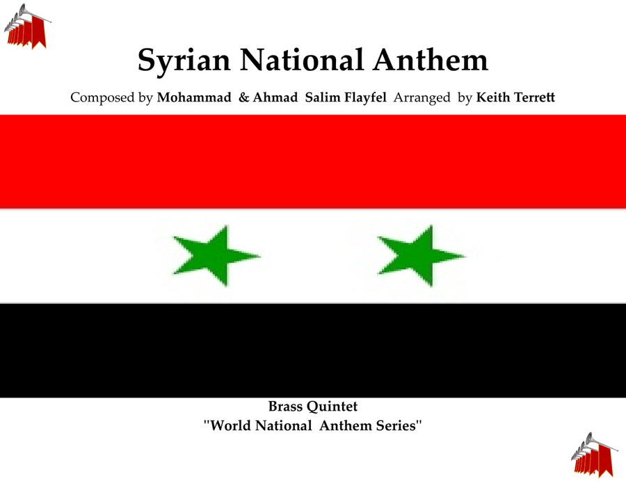 Syrian National Anthem for Brass Quintet Brass Quintet scores gallery preview page 1