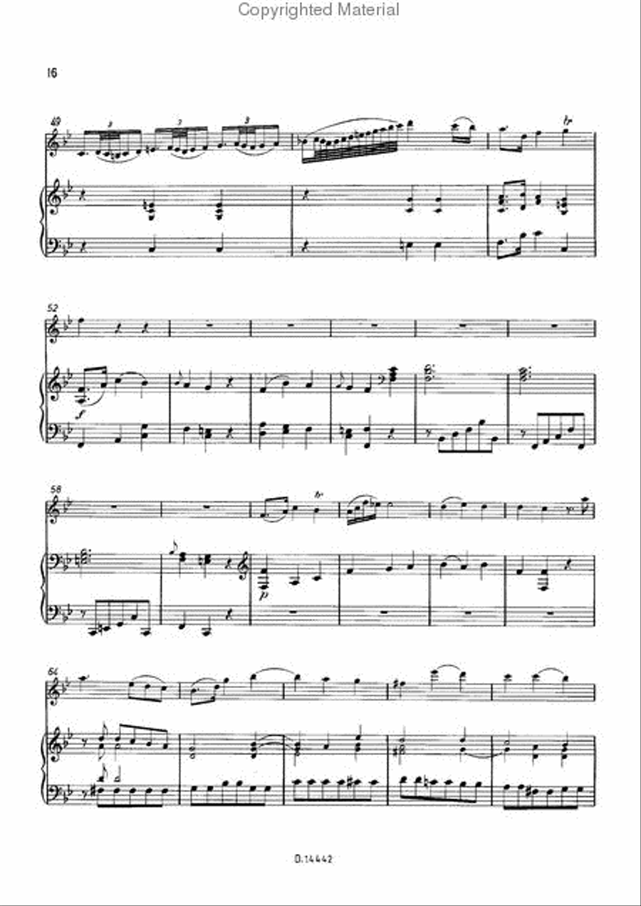 Concerto F-Dur Concerto F-Dur School and Community scores gallery preview page 17