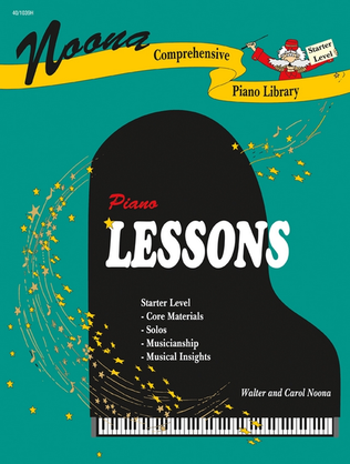 Book cover for Noona Comprehensive Piano Lessons Starter
