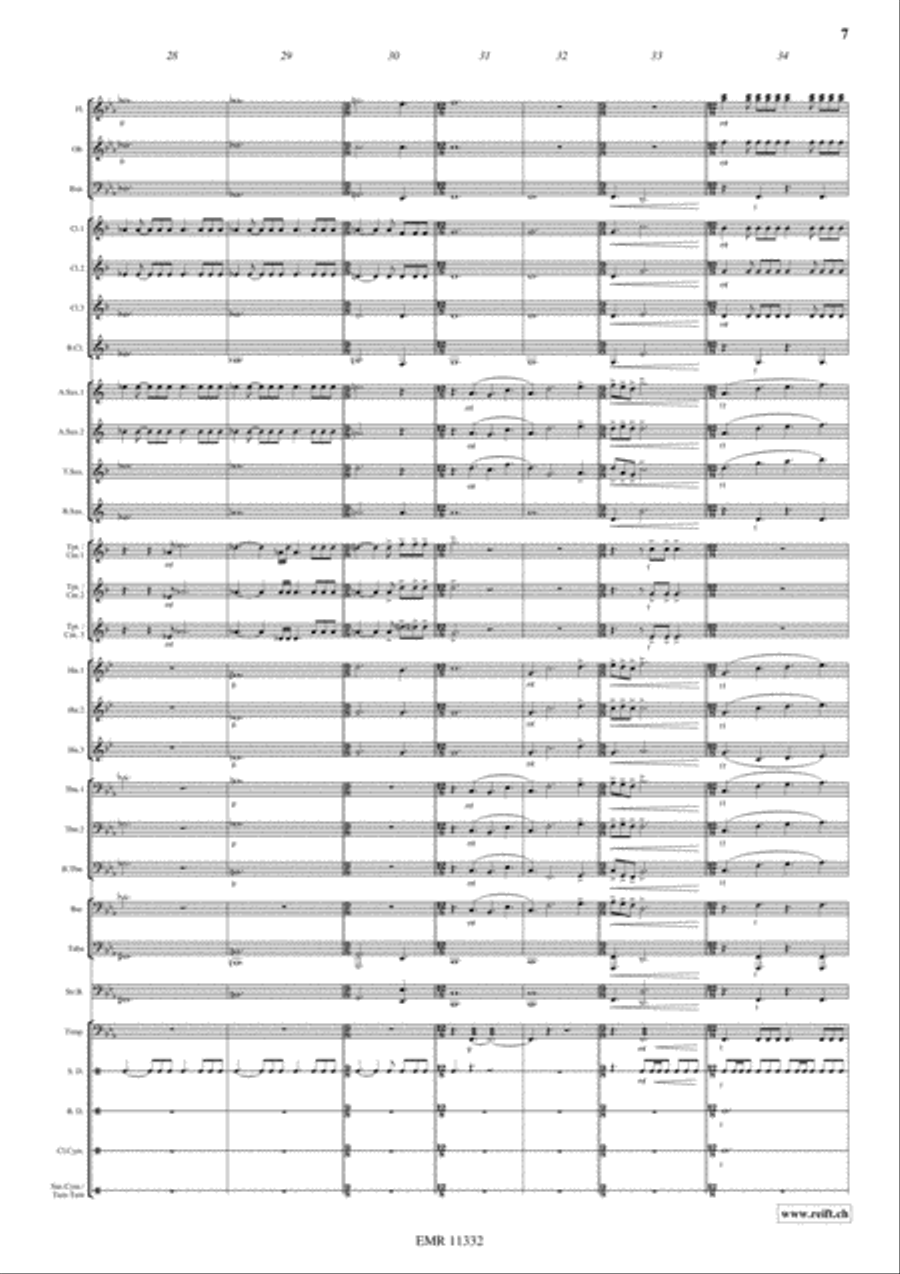Cutthroat Island Concert Band scores gallery preview page 8