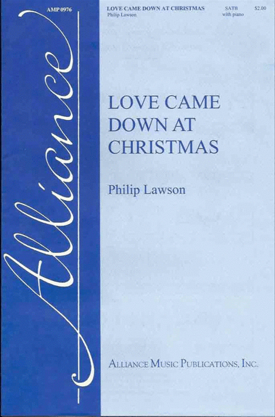 Love Came Down at Christmas 4-Part scores gallery preview page 1
