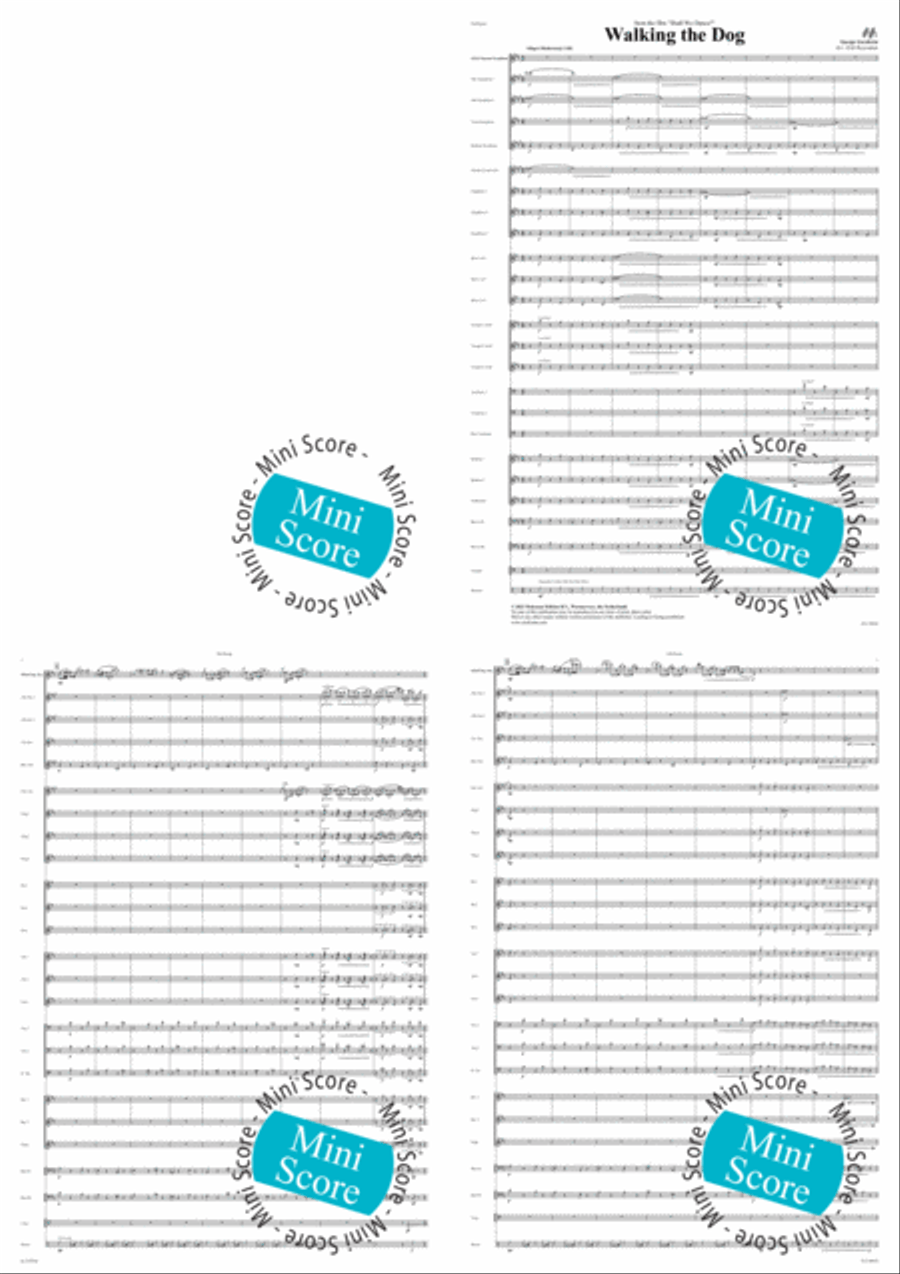 Walking the Dog Fanfare Band scores gallery preview page 3