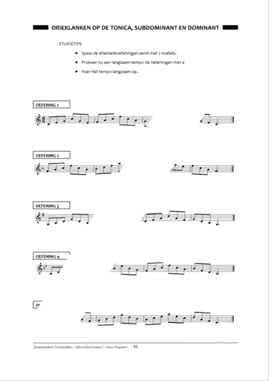 Percussion Modular: Toonladders / Akkoorden 1 Percussion scores gallery preview page 18