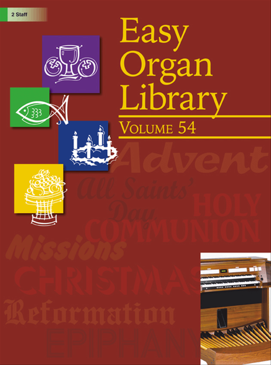 Easy Organ Library, Vol. 54 Organ Solo scores gallery preview page 1