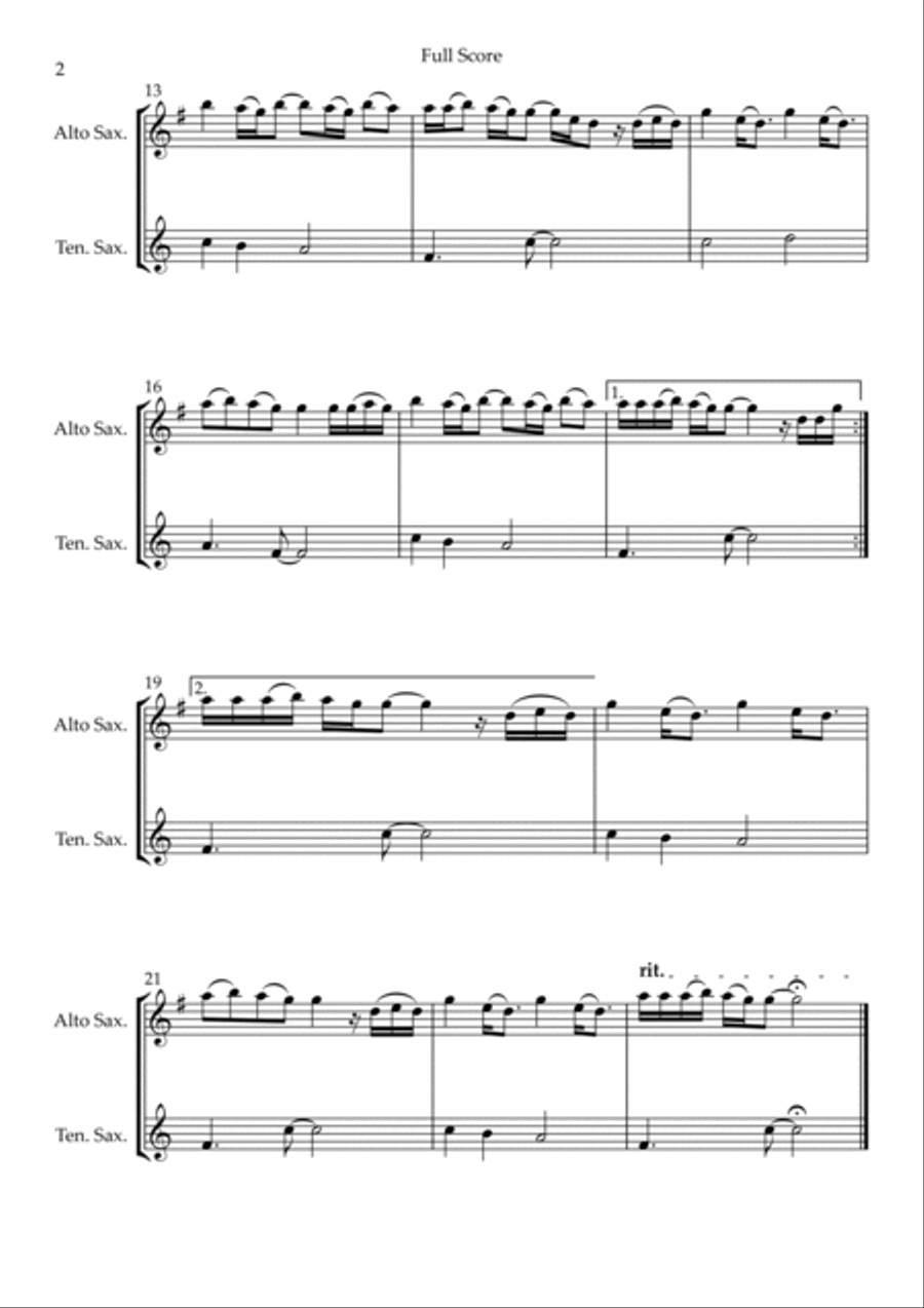 Meant To Be Woodwind Duet scores gallery preview page 2