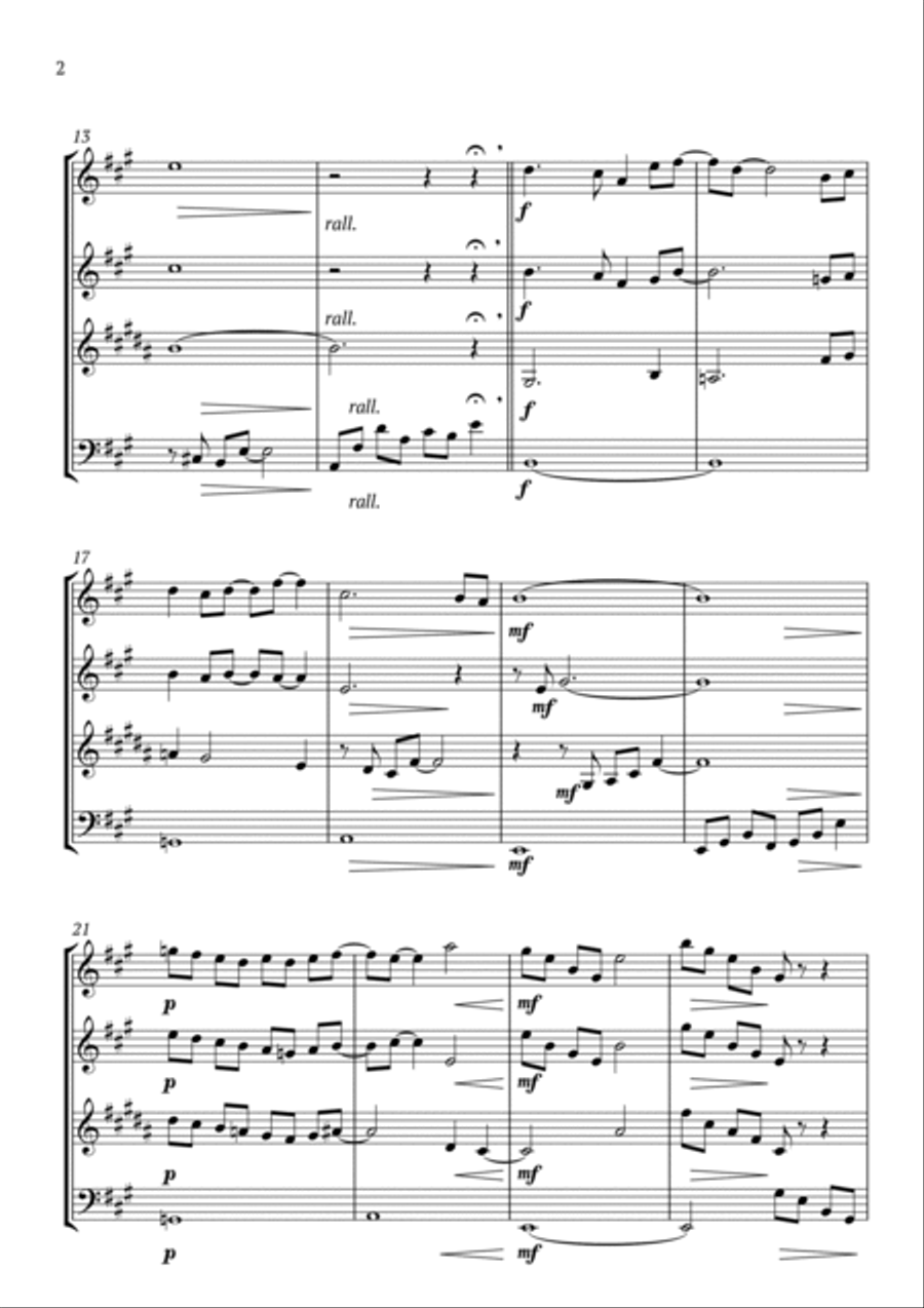 Wet Hands Woodwind Quartet scores gallery preview page 2