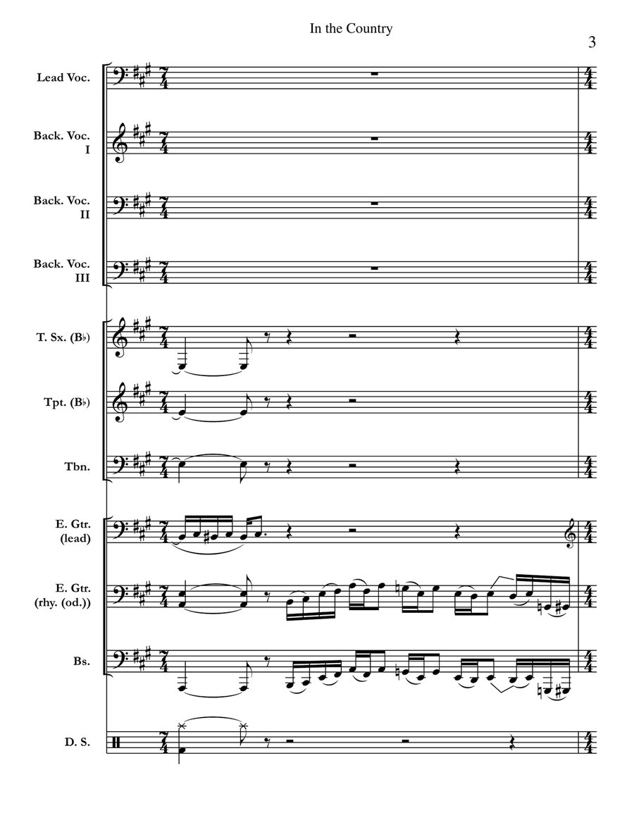 In The Country Small Ensemble scores gallery preview page 3