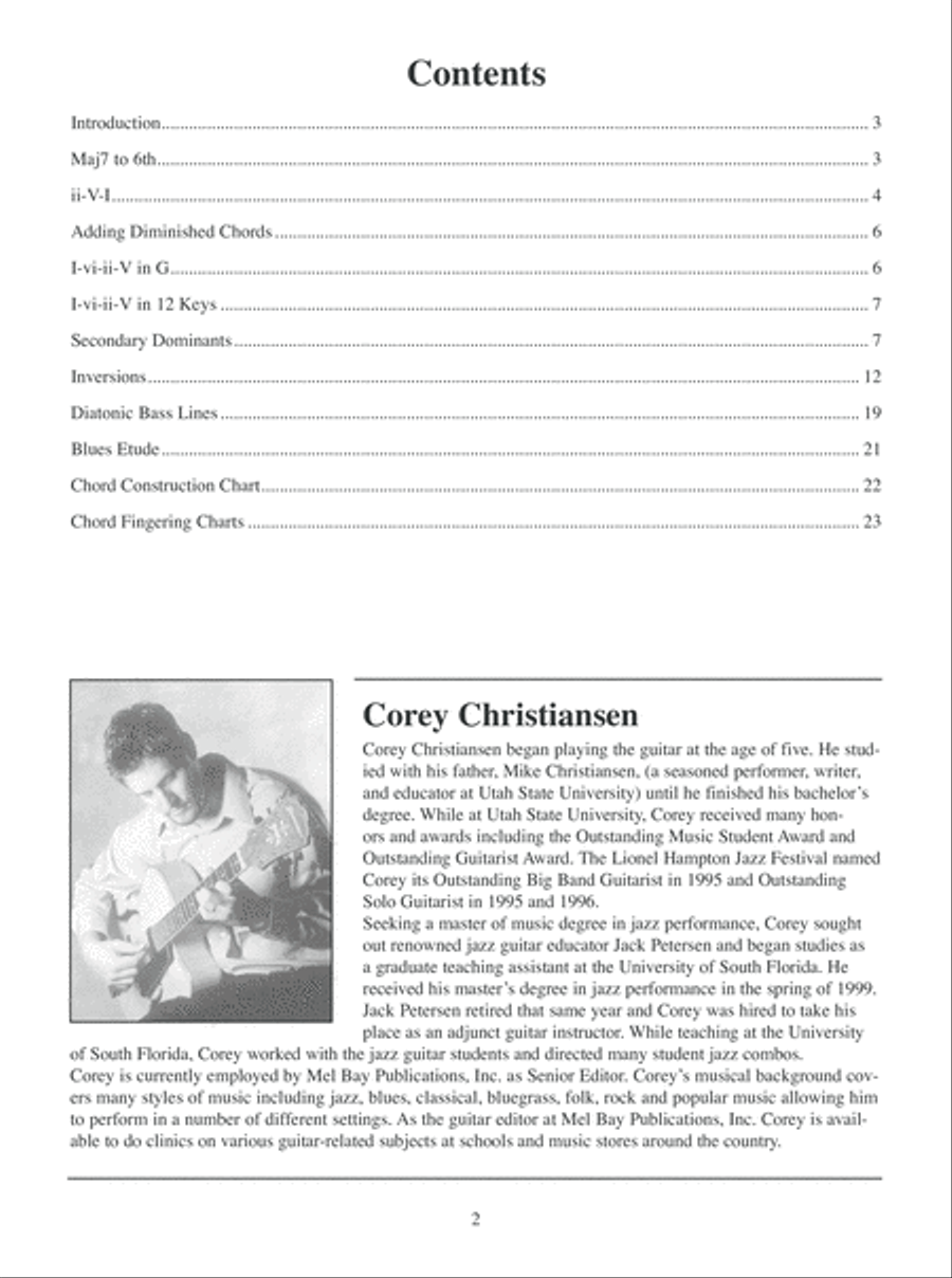 Jazz Guitar Chord Workout Electric Guitar scores gallery preview page 3