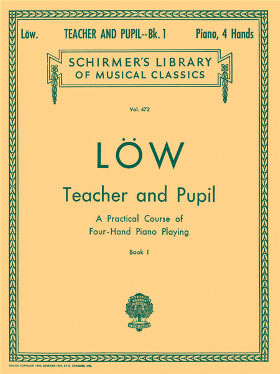 Teacher and Pupil Book 1 Teacher and Pupil Book 1 Piano Duet scores gallery preview page 1