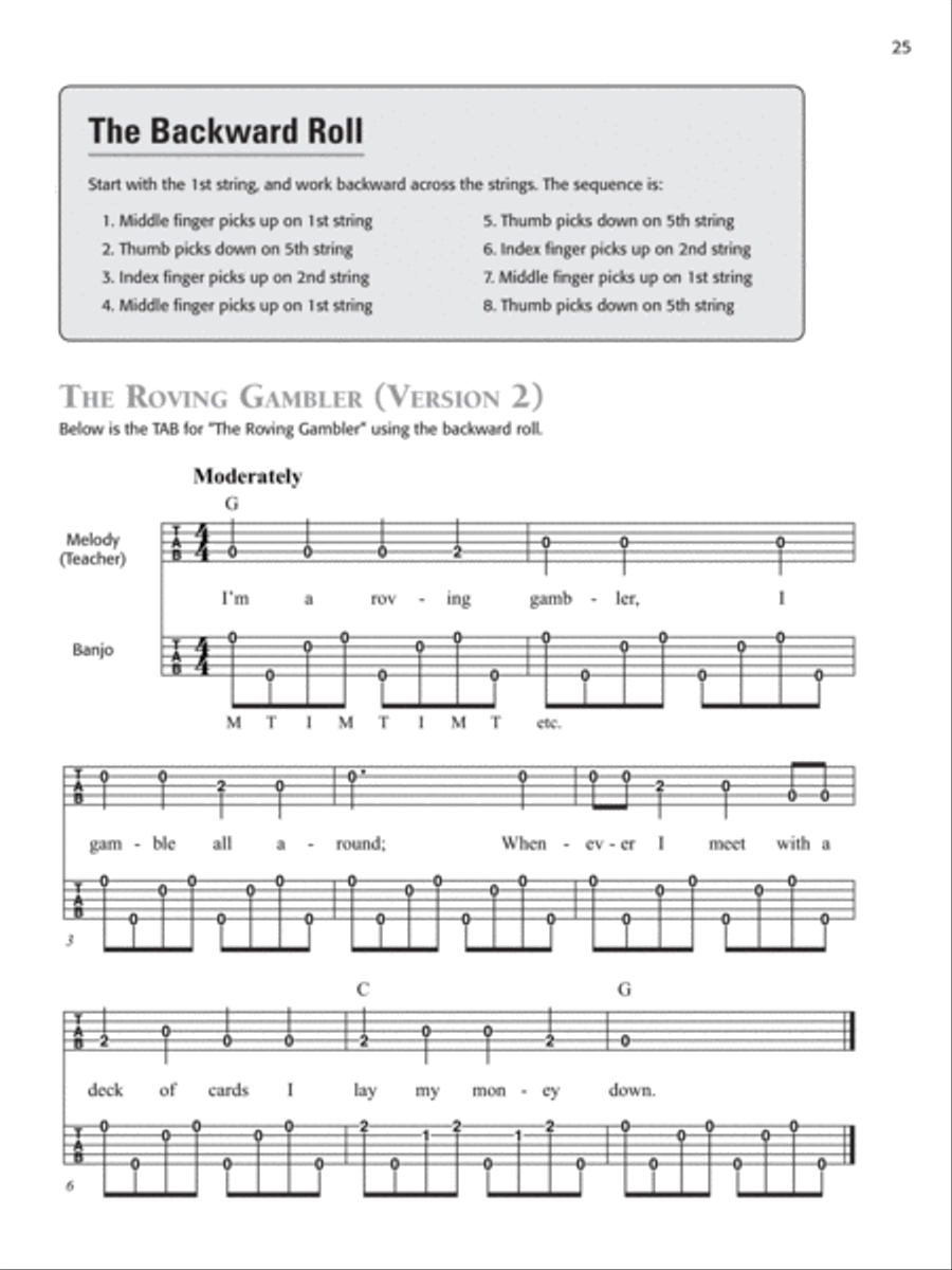 Alfred's Basic 5-String Banjo Method 5-String Banjo scores gallery preview page 3
