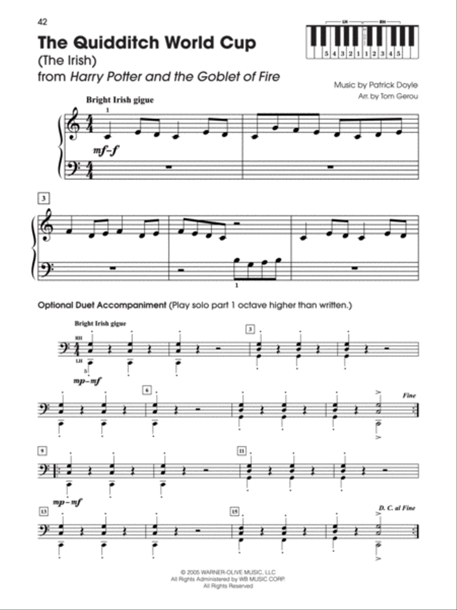 Harry Potter Magical Music Piano Solo scores gallery preview page 4