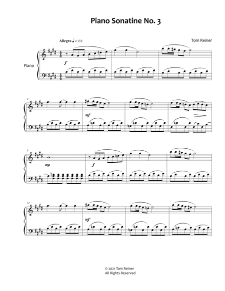 Piano Sonatine No. 3 image number null