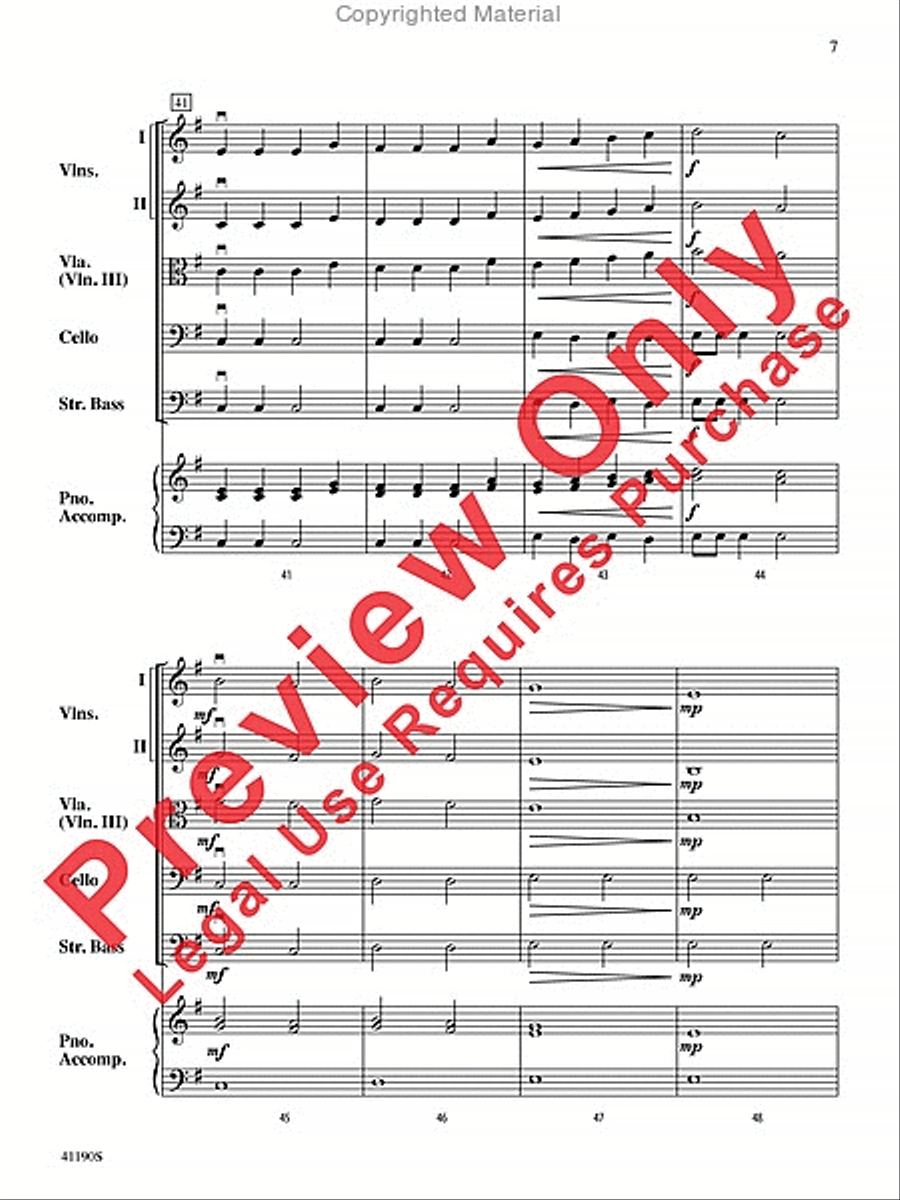 Fire Dragon Mountain Fire Dragon Mountain String Orchestra scores gallery preview page 7