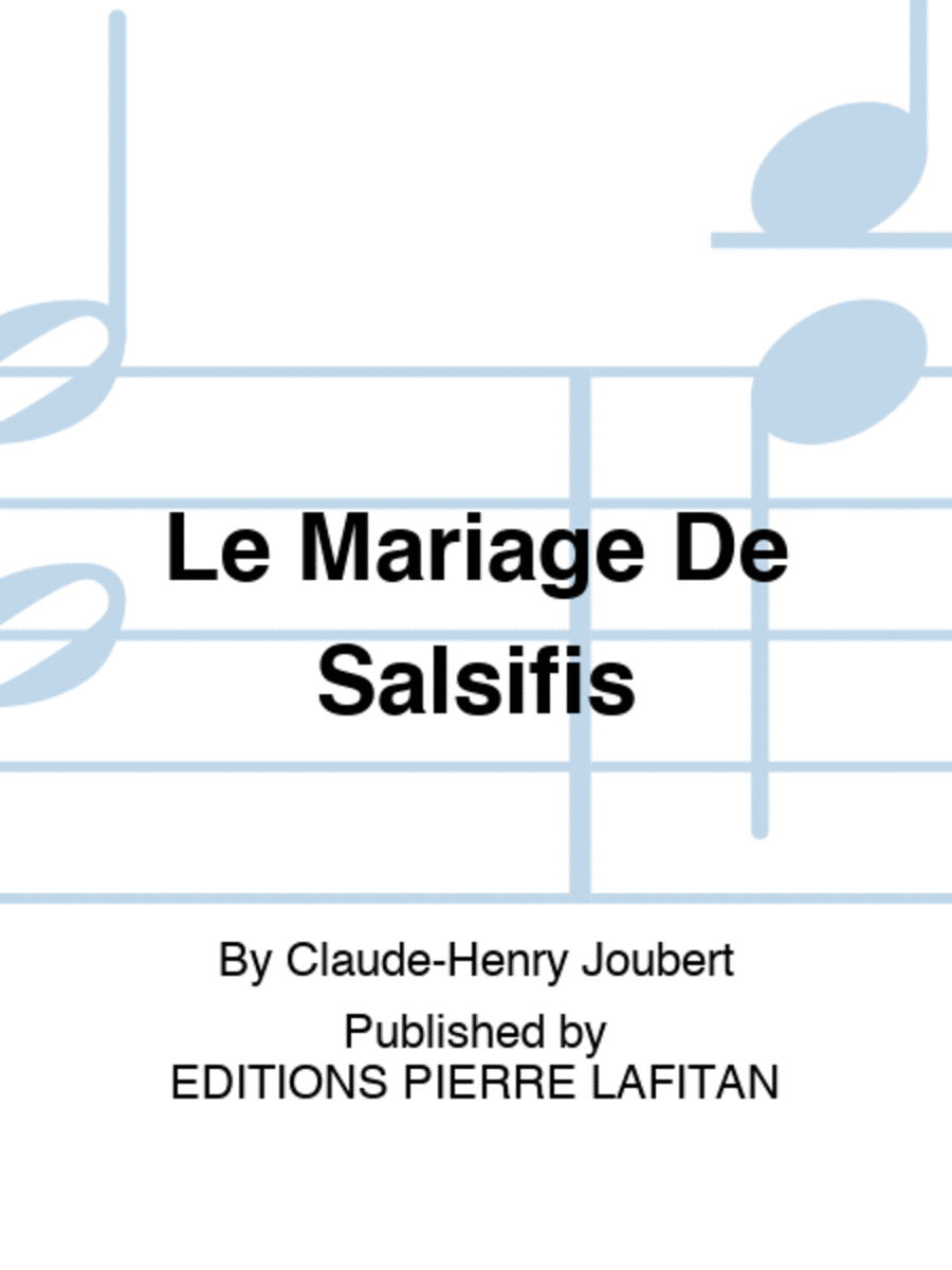 Le Mariage De Salsifis Alto Saxophone scores gallery preview page 1
