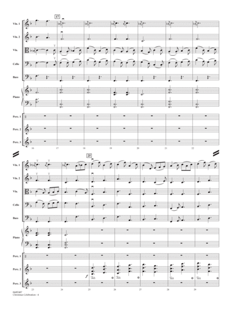 Christmas Celebration ("I Saw Three Ships") (arr. John Leavitt) - Conductor Score (Full Score)