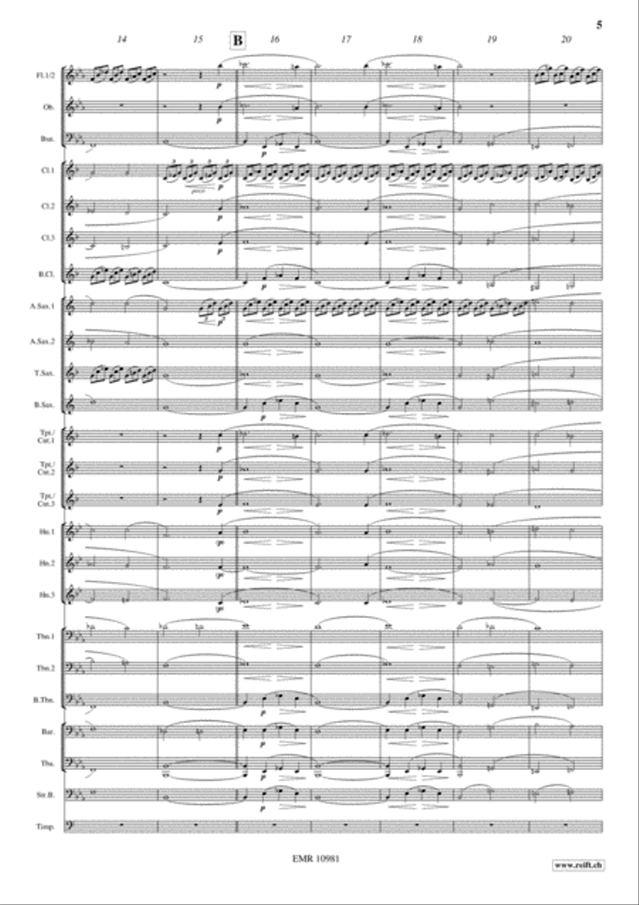 Moonlight Serenade Concert Band scores gallery preview page 6