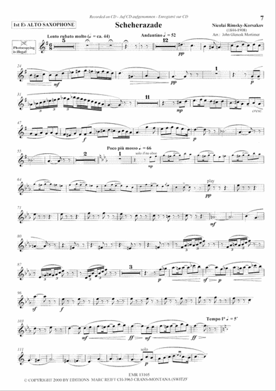 Play The 1st Alto Sax With The Philharmonic Wind Orchestra Alto Saxophone scores gallery preview page 8