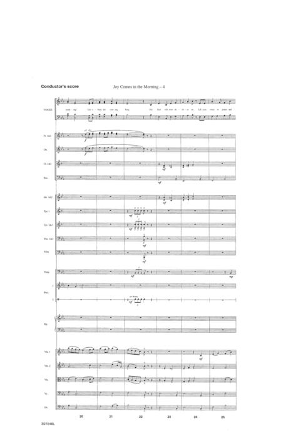 How Great Our Joy! - Orchestration Choir scores gallery preview page 5
