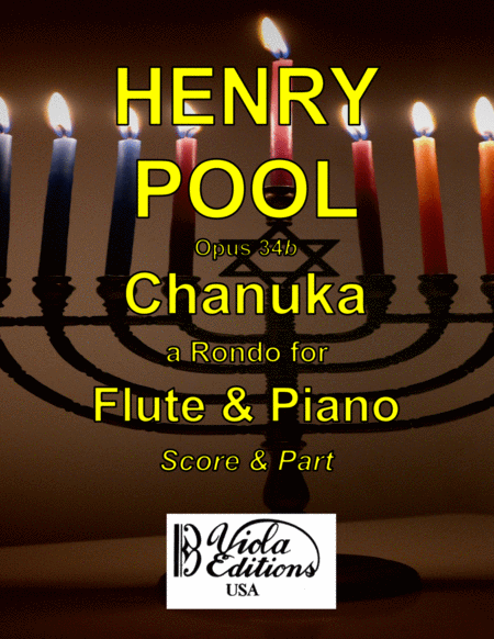 Opus 34b, "Chanuka" for Flute & Piano (Score & Part) image number null