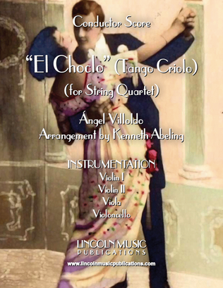 Book cover for El Choclo (Tango) (for String Quartet)