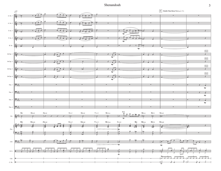 Shenandoah Jazz Ensemble scores gallery preview page 5