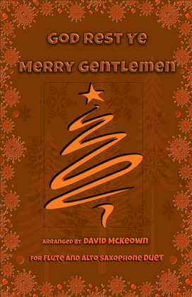 Book cover for God Rest Ye Merry Gentlemen, Jazz Style, for Flute and Alto Saxophone Duet