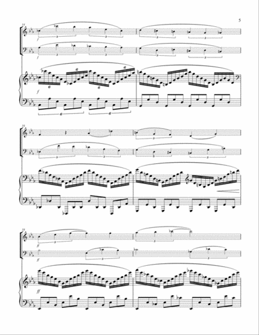 Thirty Year Departure Piano Trio scores gallery preview page 5
