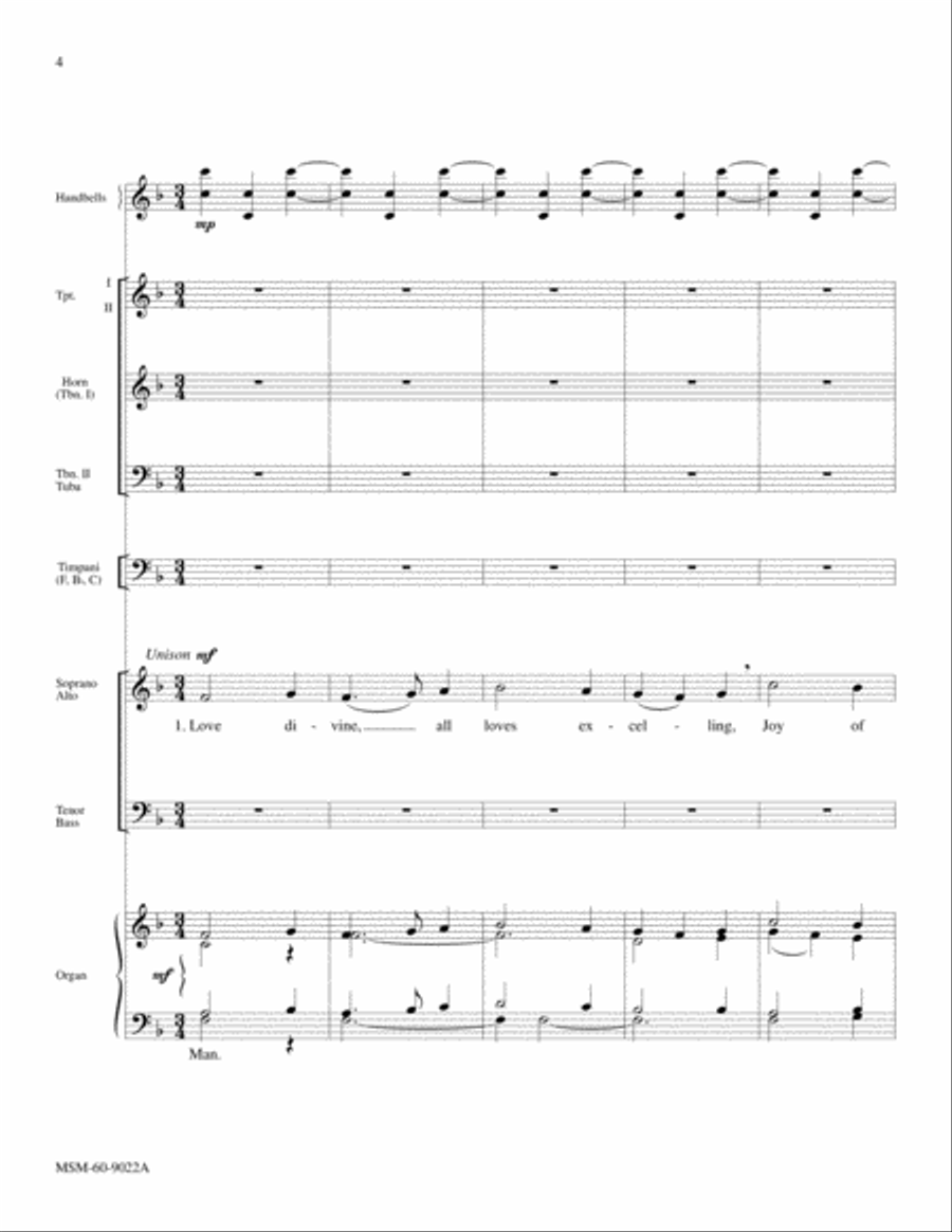 Love Divine, All Loves Excelling Choir scores gallery preview page 6