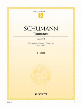 Book cover for Romance F-sharp major, Op. 28/2
