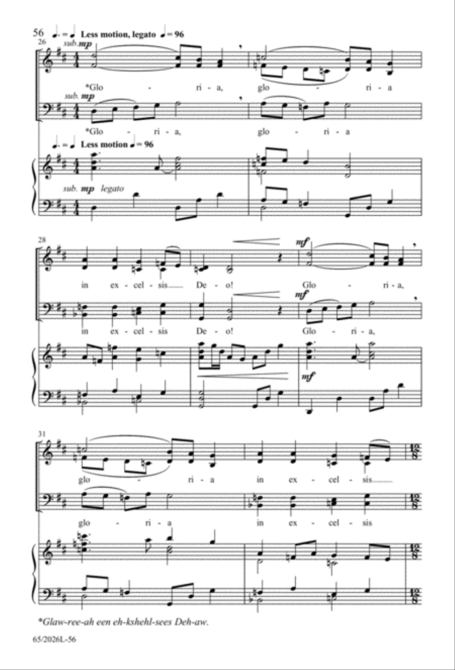 Night of the Father's Love 4-Part scores gallery preview page 57