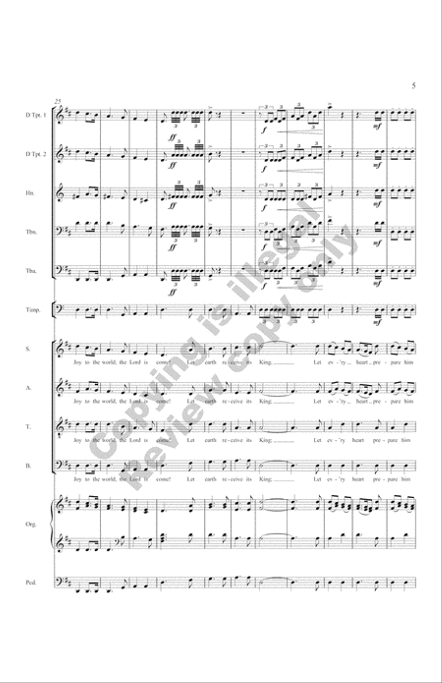 The Snow Lay On the Ground!: Nine Festive Carol Settings (Complete Compilation Full Score) Choir scores gallery preview page 50