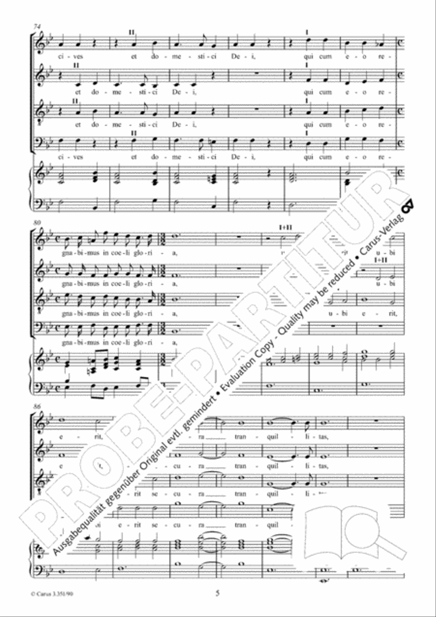 Hymnum dicamus Domino 4-Part scores gallery preview page 6
