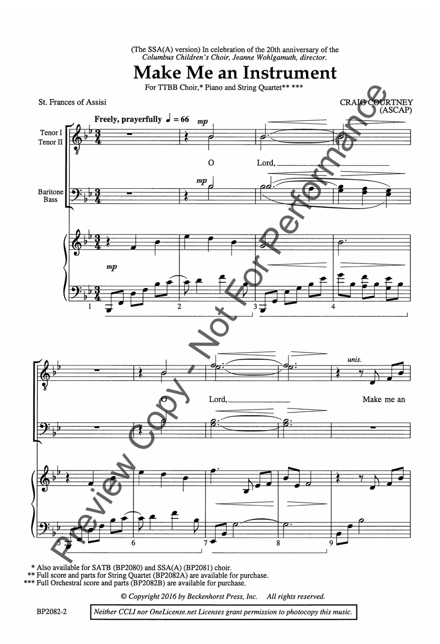 Make Me an Instrument - TTBB TTBB scores gallery preview page 3