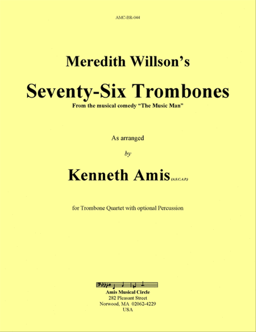 Seventy-Six Trombones (trombone quartet)