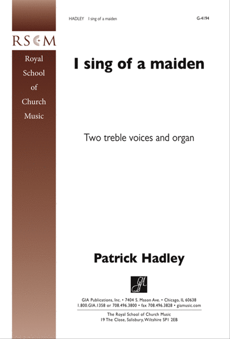I Sing of a Maiden SA scores gallery preview page 1