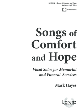 Book cover for Songs of Comfort and Hope - Medium-high Voice