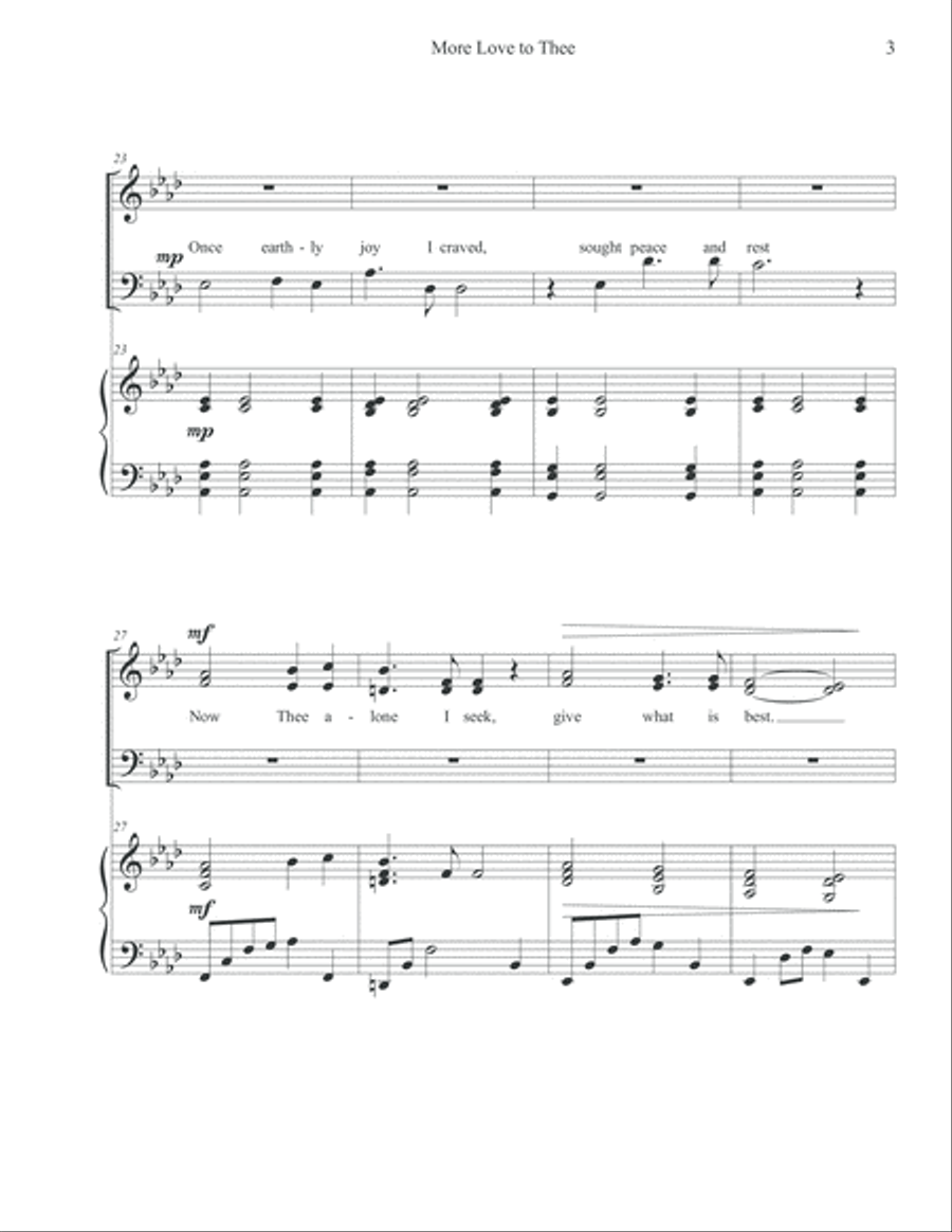 More Love to Thee 3-Part scores gallery preview page 4
