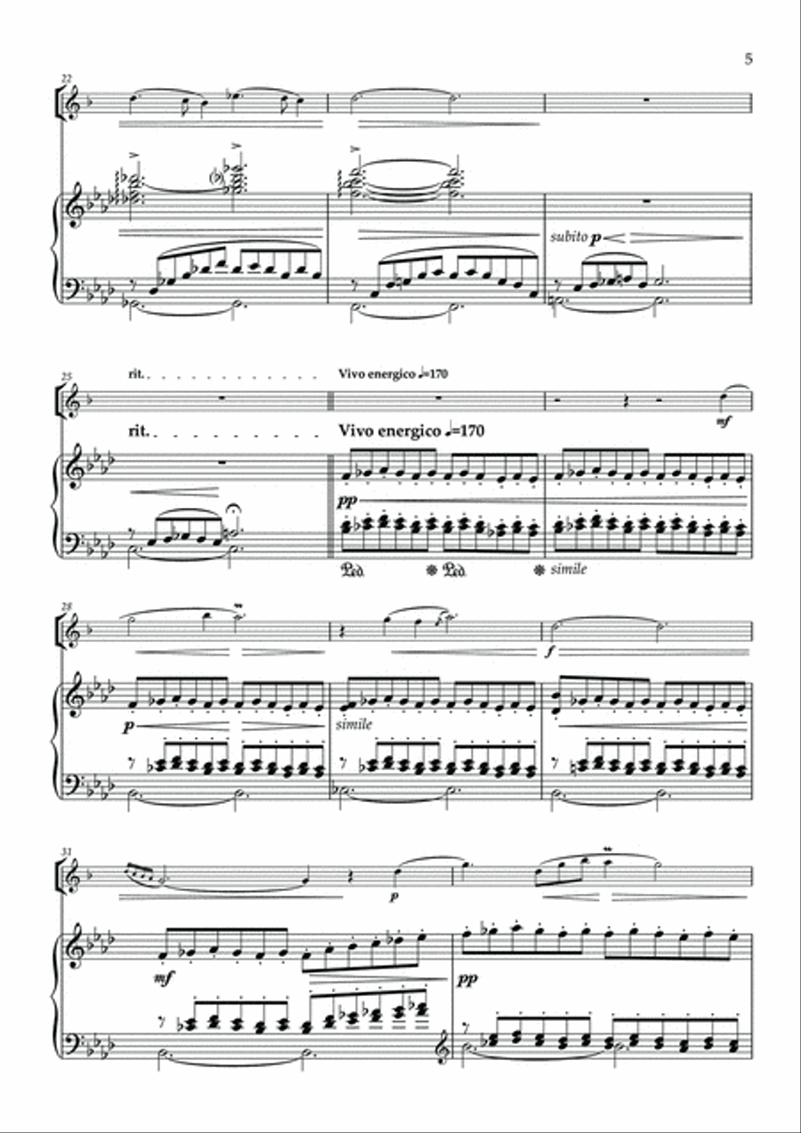 Ukrainian Dyptych Chamber Music scores gallery preview page 6