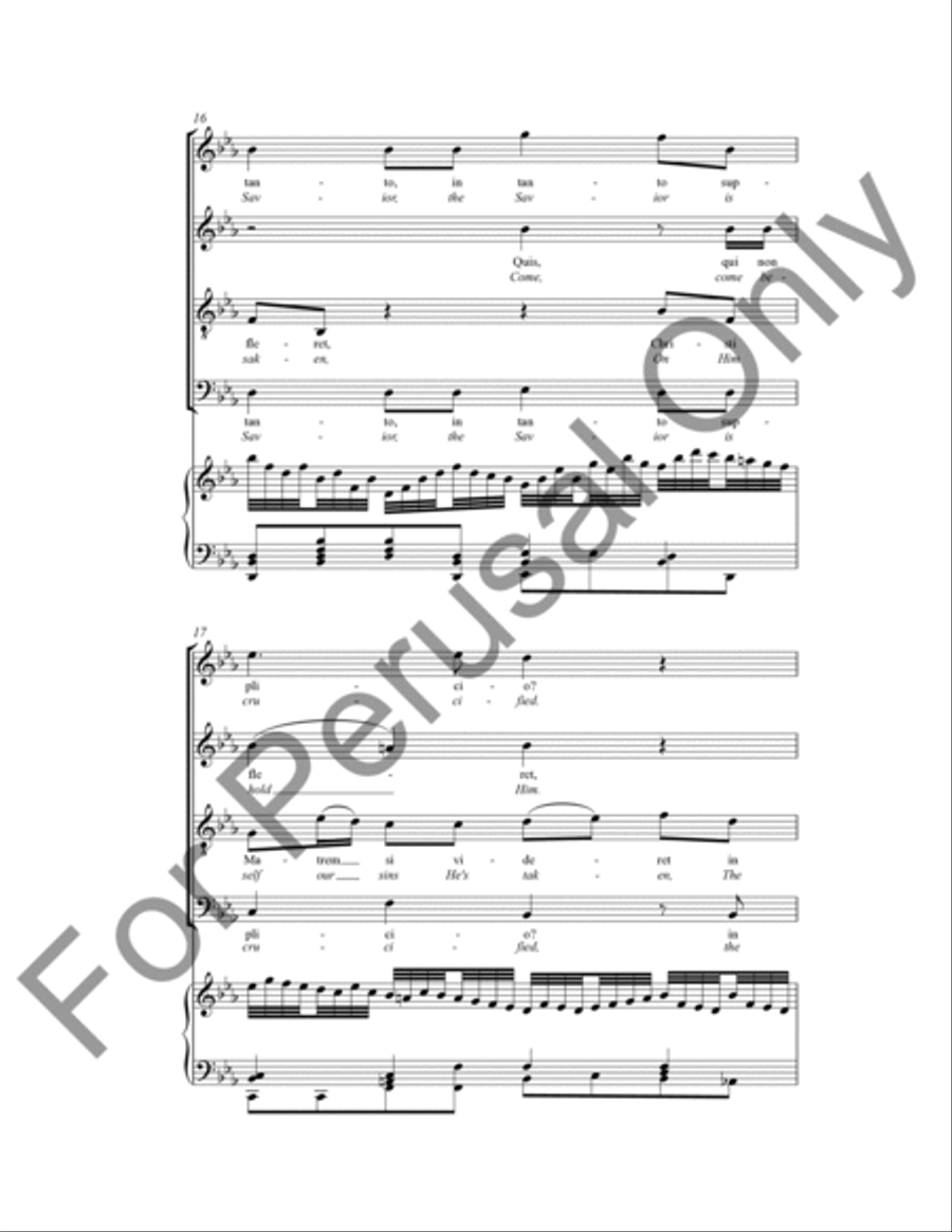 Quis Est Homo 4-Part scores gallery preview page 7