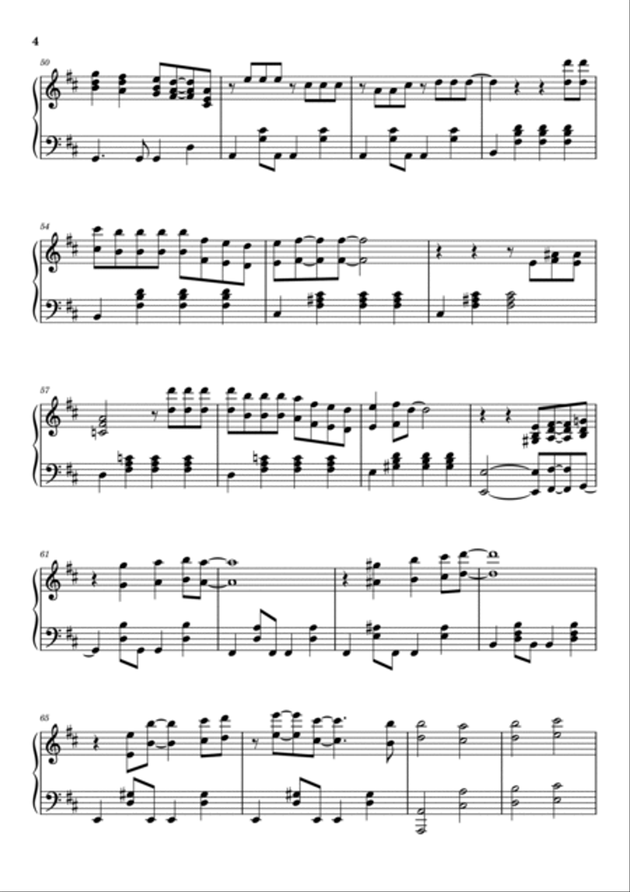 My Life My Life Piano Solo scores gallery preview page 4