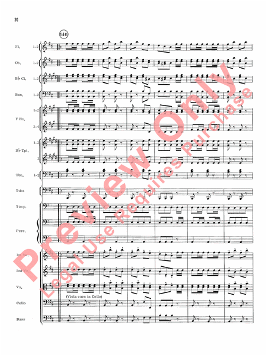 William Tell Overture Full Orchestra scores gallery preview page 23
