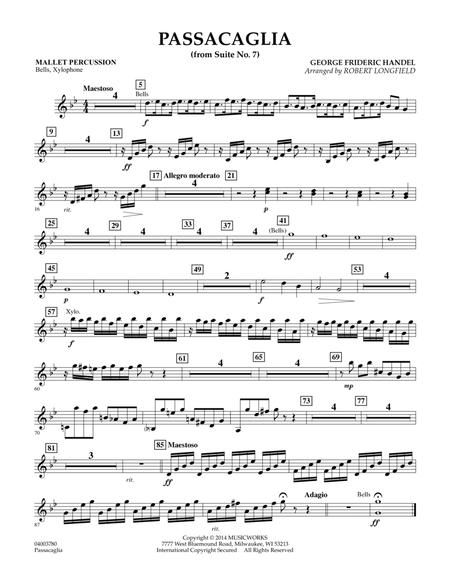Passacaglia (from Suite No. 7) - Mallet Percussion