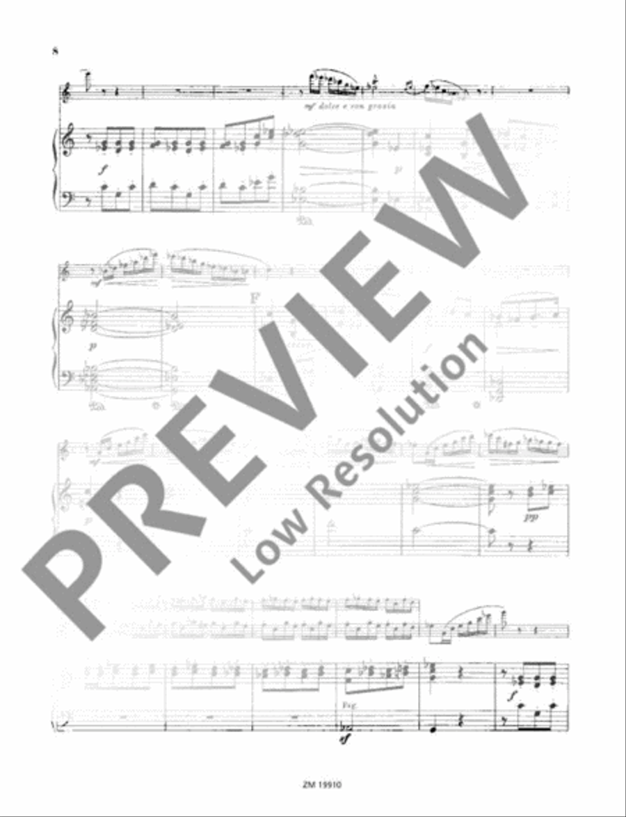Ballade Flute Solo scores gallery preview page 9