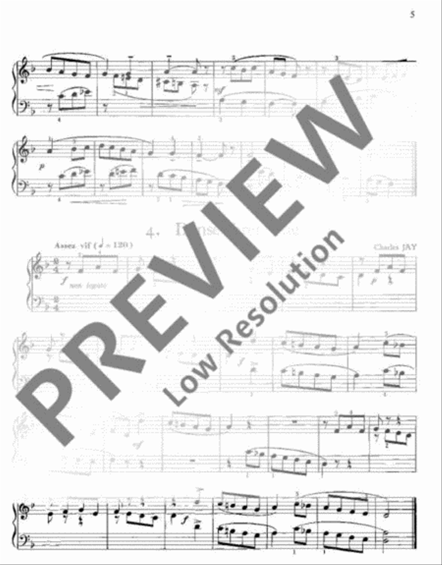 Plaisirs du Piano Piano Solo scores gallery preview page 6