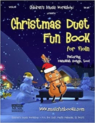 Book cover for Christmas Duet Fun Book for Violin
