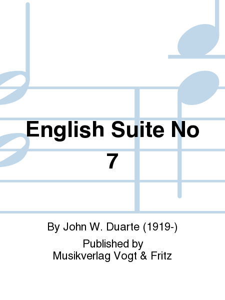 English Suite No 7