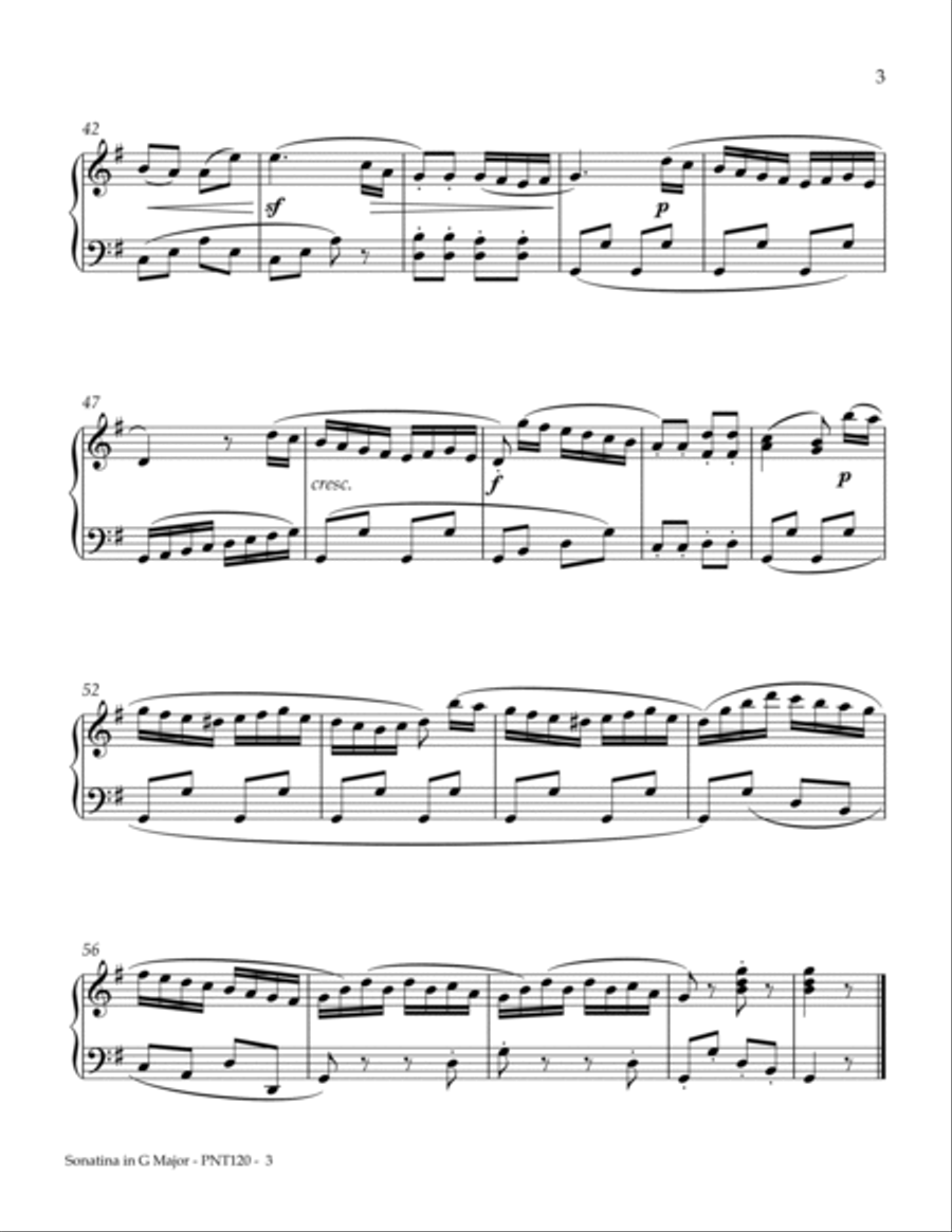 Sonatina Opus 36, Number 2 Piano Method scores gallery preview page 3