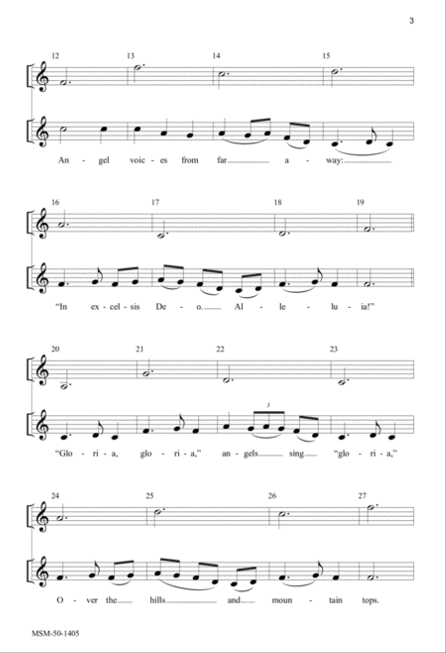 Angelic Gloria 2-Part scores gallery preview page 3