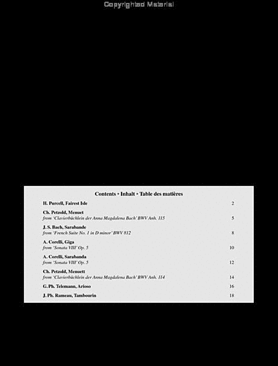 Blue Baroque Violin Blue Baroque Violin Chamber Music scores gallery preview page 3